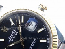 DateJust 41 126333 904L SS/YG VSF 1:1 Best Edition Black Dial on Jubilee Bracelet VS3235