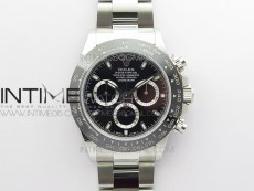 Daytona 116500 VRF 1:1 Best Edition Black Dial on SS Bracelet A7750