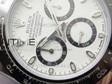 Daytona 116500 VRF 1:1 Best Edition White Dial on SS Bracelet A7750