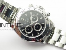 Daytona 116520 VRF 1:1 Best Edition Black Dial on SS Bracelet A7750
