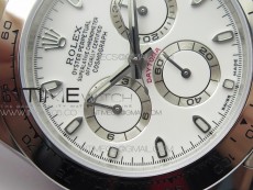 Daytona 116520 VRF 1:1 Best Edition White Dial on SS Bracelet A7750