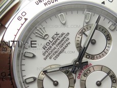 Daytona 116520 VRF 1:1 Best Edition White Dial on SS Bracelet A7750