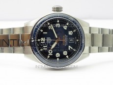 Autavia WBE5116 42mm SS KOR 1:1 Best Edition Blue Ceramic bezel Blue Dial on SS Bracelet SW200 (Free Nylon and Leather Strap)