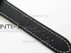 Seawolf 45mm DLC B50 1:1 BestEdition SuperLumed Yellow Dial Black Numeral Markers on Black Nylon Strap A2824(SuperThick Crystal)