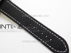 Seawolf 45mm SS B50 1:1 BestEdition SuperLumed Yellow Dial Black Sticks Markers on Black Nylon Strap A2824(SuperThick Crystal)