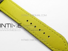 Seawolf 45mm SS B50 1:1 BestEdition SuperLumed Yellow Dial Black Sticks Markers on Black Nylon Strap A2824(SuperThick Crystal)