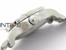 Seawolf 45mm SS B50 1:1 BestEdition SuperLumed Yellow Dial Black Numeral Markers on SS Bracelet A2824(SuperThick Crystal)