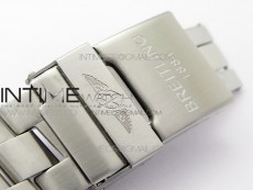 Seawolf 45mm SS B50 1:1 BestEdition SuperLumed Yellow Dial Black Numeral Markers on SS Bracelet A2824(SuperThick Crystal)