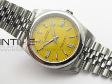 Oyster Perpetual 41mm 124300 BP Best Edition Yellow Dial on SS Jubilee Bracelet