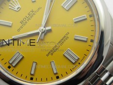 Oyster Perpetual 41mm 124300 BP Best Edition Yellow Dial on SS Jubilee Bracelet