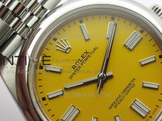 Oyster Perpetual 41mm 124300 BP Best Edition Yellow Dial on SS Jubilee Bracelet