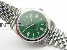 Oyster Perpetual 41mm 124300 BP Best Edition Green Dial on SS Jubilee Bracelet