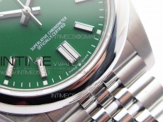 Oyster Perpetual 41mm 124300 BP Best Edition Green Dial on SS Jubilee Bracelet