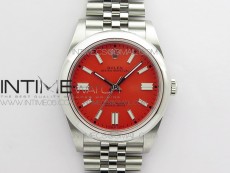 Oyster Perpetual 41mm 124300 BP Best Edition Red Dial on SS Jubilee Bracelet