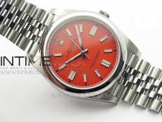 Oyster Perpetual 41mm 124300 BP Best Edition Red Dial on SS Jubilee Bracelet