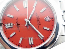 Oyster Perpetual 41mm 124300 BP Best Edition Red Dial on SS Jubilee Bracelet