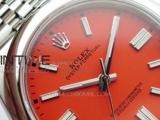 Oyster Perpetual 41mm 124300 BP Best Edition Red Dial on SS Jubilee Bracelet