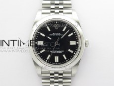 Oyster Perpetual 41mm 124300 BP Best Edition Black Dial on SS Jubilee Bracelet