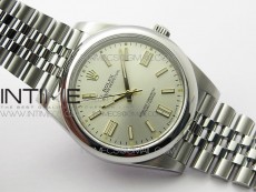 Oyster Perpetual 41mm 124300 BP Best Edition Silver Dial on SS Jubilee Bracelet