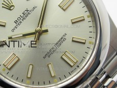 Oyster Perpetual 41mm 124300 BP Best Edition Silver Dial on SS Jubilee Bracelet