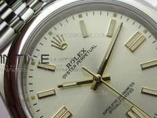 Oyster Perpetual 41mm 124300 BP Best Edition Silver Dial on SS Jubilee Bracelet