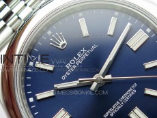 Oyster Perpetual 41mm 124300 BP Best Edition Dark Blue Dial on SS Jubilee Bracelet