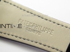 Nautilus 5726 Complicated SS GRF 1:1 Best Edition Gray Textured Dial on Leather Strap A324 V3