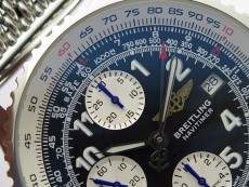 Navitimer 41mm SS B50 Best Edition SS Black Dial Numeral Markers on SS Bracelet A7750