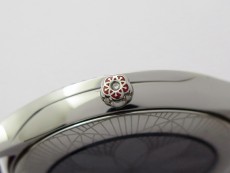 Ladies' De Ville Trésor Diamond SS 3AF 1:1 Best Edition White Dial On Red Leather Strap Swiss Quartz