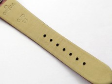 Ladies' De Ville Trésor Diamond SS 3AF 1:1 Best Edition White Dial On Red Leather Strap Swiss Quartz