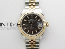 Datejust 31mm 279173 SS/RG BP Best Edition Green Stick Markers Dial on SS/RG Jubilee Bracelet ETA2671