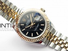 Datejust 31mm 279173 SS/RG BP Best Edition Black Stick Markers Dial on SS/RG Jubilee Bracelet ETA2671