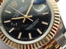 Datejust 31mm 279173 SS/RG BP Best Edition Black Stick Markers Dial on SS/RG Jubilee Bracelet ETA2671