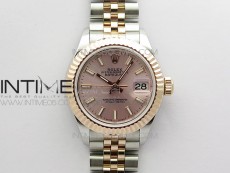 Datejust 31mm 279173 SS/RG BP Best Edition Silver Sticks Markers Dial on SS/RG Jubilee Bracelet ETA2671