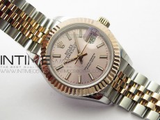 Datejust 31mm 279173 SS/RG BP Best Edition Silver Sticks Markers Dial on SS/RG Jubilee Bracelet ETA2671