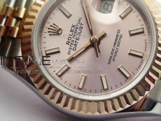 Datejust 31mm 279173 SS/RG BP Best Edition Silver Sticks Markers Dial on SS/RG Jubilee Bracelet ETA2671