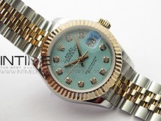 Datejust 31mm 279173 SS/RG BP Best Edition Blue Texture Dial on SS/RG Jubilee Bracelet ETA2671