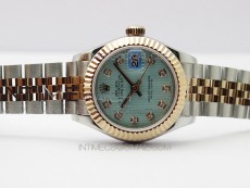 Datejust 31mm 279173 SS/RG BP Best Edition Blue Texture Dial on SS/RG Jubilee Bracelet ETA2671