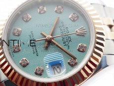 Datejust 31mm 279173 SS/RG BP Best Edition Blue Texture Dial on SS/RG Jubilee Bracelet ETA2671