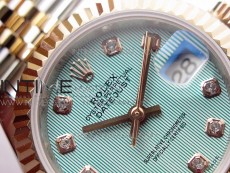 Datejust 31mm 279173 SS/RG BP Best Edition Blue Texture Dial on SS/RG Jubilee Bracelet ETA2671