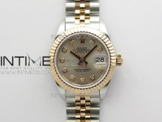Datejust 31mm 279173 SS/RG BP Best Edition Silver Crystal Markers Dial on SS/RG Jubilee Bracelet ETA2671