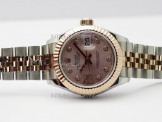 Datejust 31mm 279173 SS/RG BP Best Edition Silver Stars Crystal Markers Dial on SS/RG Jubilee Bracelet ETA2671