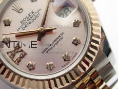 Datejust 31mm 279173 SS/RG BP Best Edition Silver Stars Crystal Markers Dial on SS/RG Jubilee Bracelet ETA2671