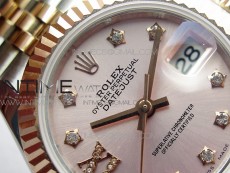 Datejust 31mm 279173 SS/RG BP Best Edition Silver Stars Crystal Markers Dial on SS/RG Jubilee Bracelet ETA2671
