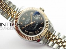 Datejust 31mm 279173 SS/RG BP Best Edition Black Roman Markers Dial on SS/RG Jubilee Bracelet ETA2671