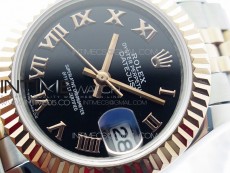 Datejust 31mm 279173 SS/RG BP Best Edition Black Roman Markers Dial on SS/RG Jubilee Bracelet ETA2671