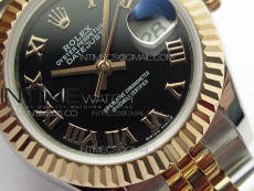 Datejust 31mm 279173 SS/RG BP Best Edition Black Roman Markers Dial on SS/RG Jubilee Bracelet ETA2671