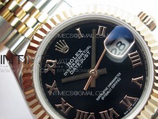 Datejust 31mm 279173 SS/RG BP Best Edition Black Roman Markers Dial on SS/RG Jubilee Bracelet ETA2671