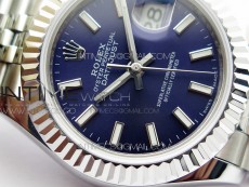 Datejust 31mm 279174 SS BP Best Edition Blue Sticks Markers Dial on SS Jubilee Bracelet ETA2671