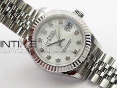 Datejust 31mm 279174 SS BP Best Edition White MOP Crystal Markers Dial on SS Jubilee Bracelet ETA2671